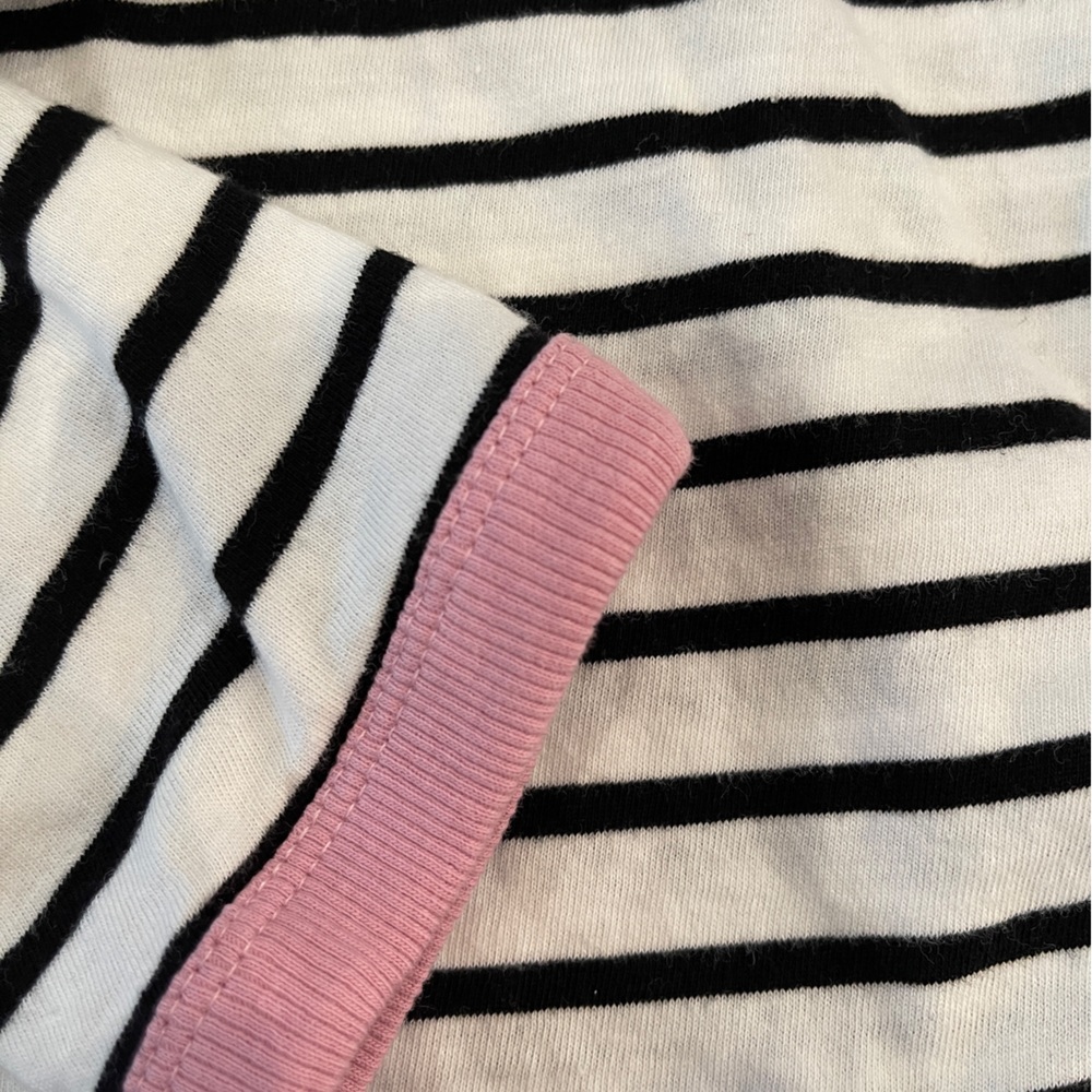 Striped Colorblock Long Sleeve T Shirt - Picture 2 of 4